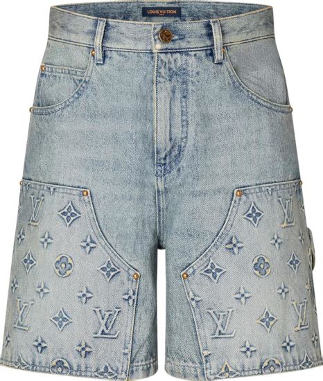 lv blue shorts|louis vuitton reflective shorts.